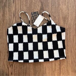 Vans Checkered Black and White Camisole